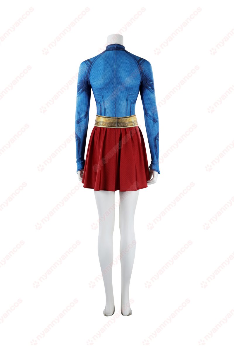 画像11: 高品質 実物撮影  カラ・ゾー＝エル  スーパーガール Supergirl  風  コスチューム コスプレ衣装 (11)