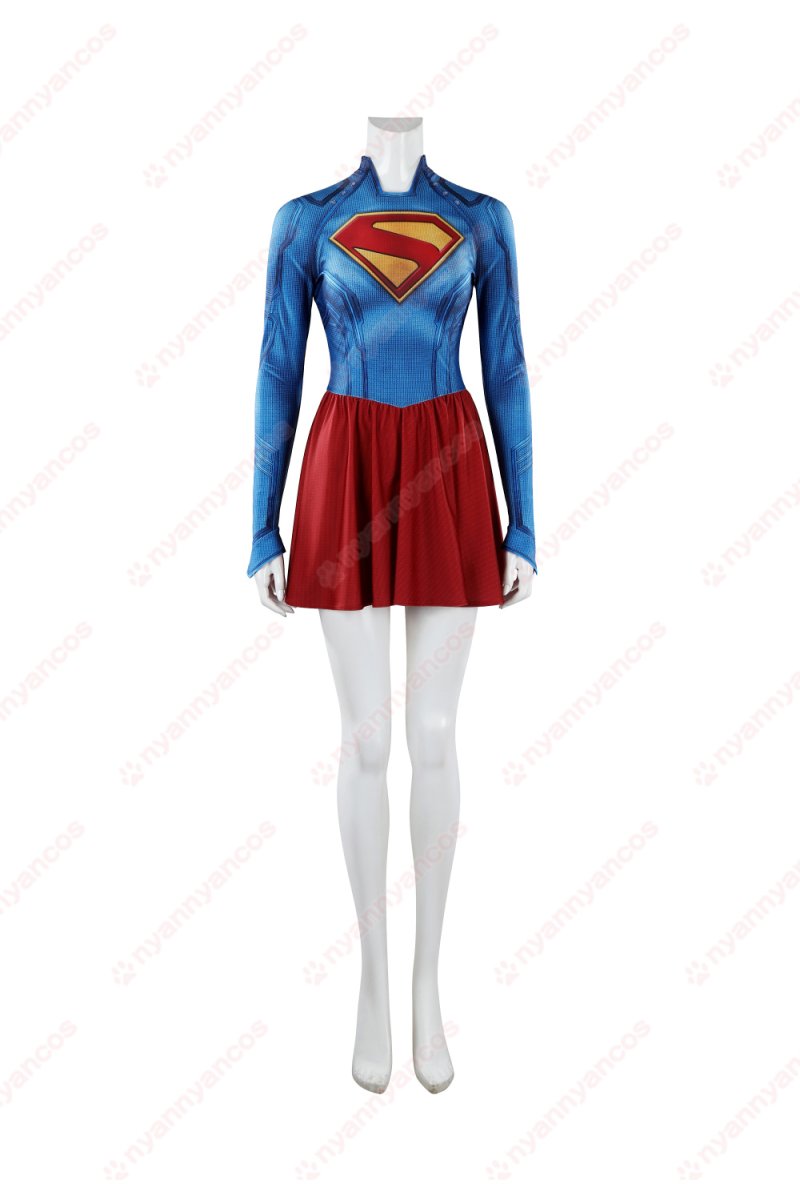 画像12: 高品質 実物撮影  カラ・ゾー＝エル  スーパーガール Supergirl  風  コスチューム コスプレ衣装 (12)