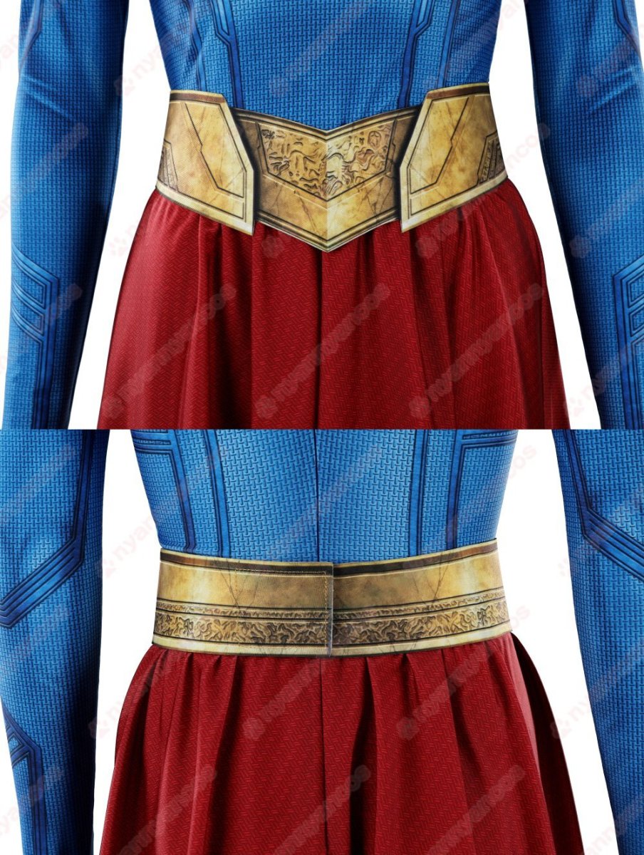 画像16: 高品質 実物撮影  カラ・ゾー＝エル  スーパーガール Supergirl  風  コスチューム コスプレ衣装 (16)