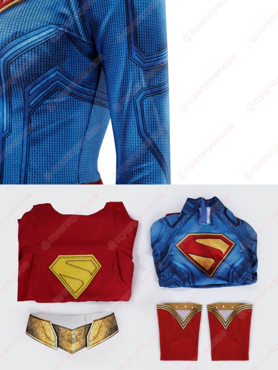 画像21: 高品質 実物撮影  カラ・ゾー＝エル  スーパーガール Supergirl  風  コスチューム コスプレ衣装 (21)