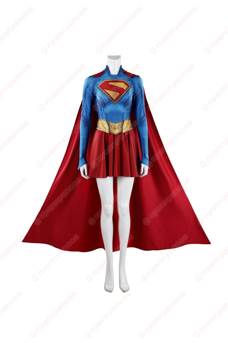 画像3: 高品質 実物撮影  カラ・ゾー＝エル  スーパーガール Supergirl  風  コスチューム コスプレ衣装 (3)
