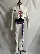 画像3: 高品質 実物撮影  コジロウ  ロケット団 ポケットモンスター 風 コスプレ衣装 コスチューム オーダーメイド (3)