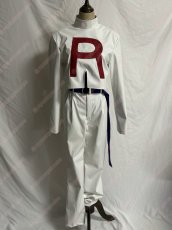 画像4: 高品質 実物撮影  ムサシ コジロウ ロケット団 ポケットモンスター 風 コスプレ衣装 コスチューム オーダーメイド (4)