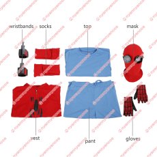 画像10: 高品質 実物撮影 2017映画 スパイダーマン:ホームカミング Spider Man ピーター・パーカー コスプレ衣装 コスチューム オーダーメイド (10)