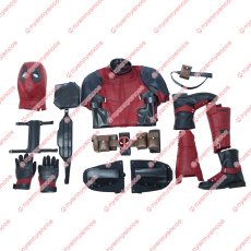 画像14: 高品質 実物撮影 デッドプール2 Deadpool 2 ウェイド・ウィルソン コスプレ衣装 コスプレ靴　武器無し コスチューム オーダーメイド (14)