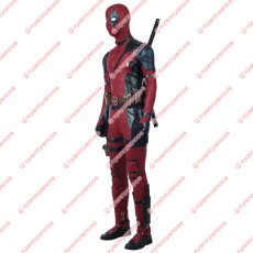 画像3: 高品質 実物撮影 デッドプール2 Deadpool 2 ウェイド・ウィルソン コスプレ衣装 コスプレ靴　武器無し コスチューム オーダーメイド (3)