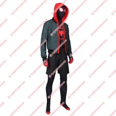 画像2: 高品質 実物撮影 スパイダーマン: スパイダーバース Spider-Man: Into the Spider-Verse マイルズ・モラレス    コスプレ衣装 コスチューム バラ売り可 (2)