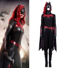 画像1: 高品質 実物撮影 Batwoman バットウーマン ケイト ケイン マスク　ウィッグ コスプレ衣装 コスプレ靴  コスチューム オーダーメイド (1)