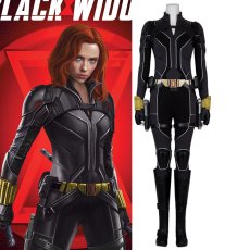 画像1: 高品質 実物撮影 ブラック ウィドウ ナターシャ ロマノフ    Natasha 風 　2020映画   コスチューム　コスプレ衣装 コスプレ靴 ブーツ付き バラ売り可 (1)