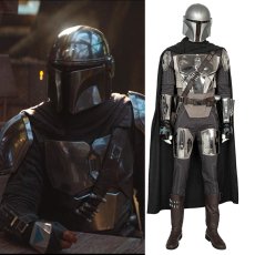 画像1: 高品質 実物撮影   マンダロリアン 風  The Mandalorian  2019海外ドラマ  ヘルメット付き  靴付き   コスプレ衣装 コスプレ靴 ブーツ付き  バラ売り可 (1)