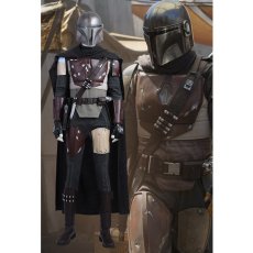 画像1: 高品質 実物撮影   マンダロリアン 風  The Mandalorian  2019海外ドラマ  ヘルメット付き  靴付き   コスプレ衣装 コスプレ靴 ブーツ付き  バラ売り可 (1)