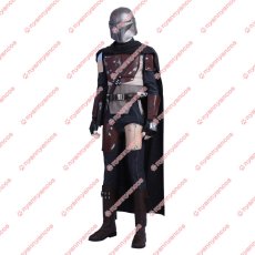 画像4: 高品質 実物撮影   マンダロリアン 風  The Mandalorian  2019海外ドラマ  ヘルメット付き  靴付き   コスプレ衣装 コスプレ靴 ブーツ付き  バラ売り可 (4)