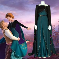 画像1: 高品質 実物撮影 アナ Anna Frozen 2 アナと雪の女王2 アナ雪    2019映画  コスプレ衣装  バラ売り可 コスチューム オーダーメイド (1)