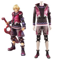 画像1: 高品質 実物撮影   シュルク Shulk 風　ゼノブレイド Xenoblade  靴付き   コスプレ衣装 コスプレ靴 ブーツ付き  バラ売り可 (1)