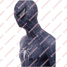 画像7: 高品質 実物撮影   ブラック スパイダーマン ピーターパーカー  風　Spider-Man 3　スパイダーマン　映画　 コスプレ靴　ブーツ付き コスプレ衣装  コスチューム オーダーメイド無料　バラ売り可 (7)