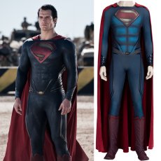 画像1: 高品質 実物撮影 スーパーマン Superman クラーク・ケント 風 マン・オブ・スティール 映画  コスチューム　コスプレ衣装 コスプレ靴 ブーツ付き バラ売り可 (1)