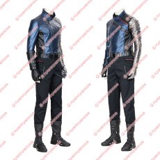 画像3: 高品質 実物撮影  ウィンター・ソルジャー Winter Soldier 風 ファルコン&ウィンター・ソルジャー　2020ドラマ  コスチューム　コスプレ衣装 コスプレ靴 ブーツ付き バラ売り可 (3)