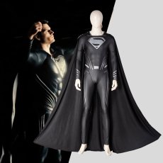 画像1: 高品質 実物撮影 スーパーマン Superman クラーク・ケント 風 ジャスティス・リーグ: ザック・スナイダーカット 2021映画  コスチューム　コスプレ衣装 コスプレ靴 ブーツ付き バラ売り可 (1)