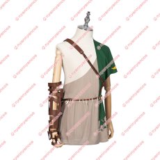 画像2: 高品質 実物撮影 リンク ゼルダの伝説 ブレス オブ ザ ワイルド 2 風 コスチューム コスプレ衣装 コスプレ靴 ブーツ付き  バラ売り可 (2)