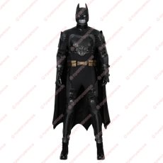 画像1: 高品質 実物撮影 Batman バットマン ブルース・ウェイン 2023映画 THE FLASH ザ・フラッシュ 風 コスプレ衣装 コスプレ靴  コスチューム オーダーメイド バラ売り可 (1)