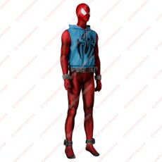 画像2: 高品質 実物撮影 スカーレット・スパイダー ベン・リリー 2023映画 スパイダーバース2 スパイダーマン:アクロス・ザ・スパイダーバース  風  コスプレ衣装  コスチューム オーダーメイド無料　バラ売り可 (2)