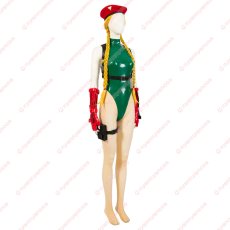 画像2: 高品質 実物撮影 Cammy キャミィ ストリートファイター6 スト6  風 コスチューム コスプレ衣装 コスプレ靴 ウィッグ オーダーメイド バラ売り可 (2)