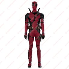 画像1: 【武器無し】高品質 実物撮影  デッドプール Deadpool 3 ウェイド ウィルソン  風 コスチューム コスプレ衣装 コスプレ靴 オーダーメイド バラ売り可 (1)