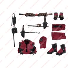 画像30: 【武器無し】高品質 実物撮影  デッドプール Deadpool 3 ウェイド ウィルソン  風 コスチューム コスプレ衣装 コスプレ靴 オーダーメイド バラ売り可 (30)