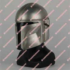 画像4: 高品質 実物撮影 マンダロリアン The Mandalorian  風 マスク ヘルメット コスプレ道具 (4)