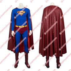 画像2: 高品質 実物撮影 クラーク・ケント Superman Returns スーパーマン リターンズ 風  コスチューム コスプレ衣装 コスプレ靴 ブーツ付き バラ売り可 オーダーメイド (2)