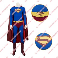 画像4: 高品質 実物撮影 クラーク・ケント Superman Returns スーパーマン リターンズ 風  コスチューム コスプレ衣装 コスプレ靴 ブーツ付き バラ売り可 オーダーメイド (4)