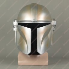 画像1: 高品質 実物撮影 マンダロリアン The Mandalorian  風 マスク ヘルメット コスプレ道具 (1)