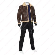画像2: 高品質 実物撮影 Leon レオン・S・ケネディ バイオ4  バイオハザード4 風  コスチューム コスプレ衣装 オーダーメイド (2)