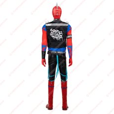 画像4: 高品質 実物撮影  スパイダーパンク ホビー・ブラウン スパイダーバース2 スパイダーマン:アクロス・ザ・スパイダーバース  風 コスプレ靴 ブーツ付き コスプレ衣装  コスチューム オーダーメイド　バラ売り可 (4)