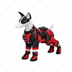 画像1: 高品質 実物撮影  ドッグプール Dogpool デッドプール Deadpool 3 ウェイド ウィルソン  デッドプール＆ウルヴァリン 風 犬服 ペット用品 コスチューム コスプレ衣装  COSPLAY (1)