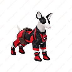 画像2: 高品質 実物撮影  ドッグプール Dogpool デッドプール Deadpool 3 ウェイド ウィルソン  デッドプール＆ウルヴァリン 風 犬服 ペット用品 コスチューム コスプレ衣装  COSPLAY (2)