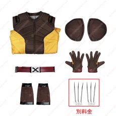 画像25: 高品質 実物撮影 ローガン ウルヴァリン  X-MEN Deadpool 3 デッドプール＆ウルヴァリン  風 コスチューム コスプレ衣装 コスプレ靴 オーダーメイド (25)