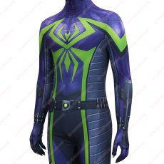 画像13: 高品質 実物撮影 マイルズ マイルス・モラレス パープル・ドミニオン・スーツ スパイダーマン 2 Spider-Man 2  風 コスプレ衣装  コスチューム (13)