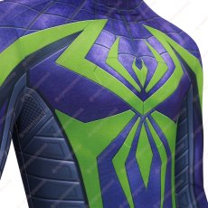 画像16: 高品質 実物撮影 マイルズ マイルス・モラレス パープル・ドミニオン・スーツ スパイダーマン 2 Spider-Man 2  風 コスプレ衣装  コスチューム (16)
