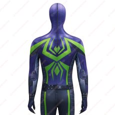 画像21: 高品質 実物撮影 マイルズ マイルス・モラレス パープル・ドミニオン・スーツ スパイダーマン 2 Spider-Man 2  風 コスプレ衣装  コスチューム (21)