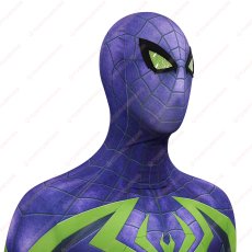 画像7: 高品質 実物撮影 マイルズ マイルス・モラレス パープル・ドミニオン・スーツ スパイダーマン 2 Spider-Man 2  風 コスプレ衣装  コスチューム (7)