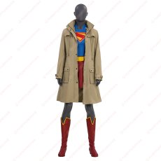 画像31: 高品質 実物撮影 スーパーガール Supergirl   Superman 2025映画 スーパーマン：レガシー  風  コスチューム コスプレ衣装 コスプレ靴 ブーツ付き オーダーメイド (31)