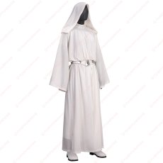 画像2: 高品質 実物撮影 レイア・オーガナ レイア姫  Star Wars スター・ウォーズ ４ 新たなる希望 風 コスプレ靴 ブーツ付き コスチューム コスプレ衣装 オーダーメイド (2)