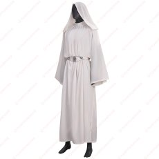画像7: 高品質 実物撮影 レイア・オーガナ レイア姫  Star Wars スター・ウォーズ ４ 新たなる希望 風 コスプレ靴 ブーツ付き コスチューム コスプレ衣装 オーダーメイド (7)