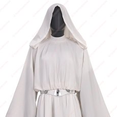 画像9: 高品質 実物撮影 レイア・オーガナ レイア姫  Star Wars スター・ウォーズ ４ 新たなる希望 風 コスプレ靴 ブーツ付き コスチューム コスプレ衣装 オーダーメイド (9)