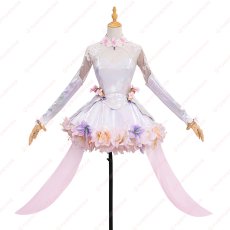 画像1: 高品質 実物撮影 キリコ  霧子 アジサイ フローラル・ドリーム  オーバーウォッチ Overwatch  風 コスチューム コスプレ衣装 オーダーメイド  (1)