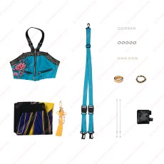 画像32: 高品質 実物撮影  ゾーイ Zoey  KPOPガールズ! デーモン・ハンターズ  風 コスプレ衣装 コスチューム オーダーメイド (32)