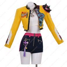 画像1: 高品質 実物撮影  刺繍版 Rumi ルミ KPOPガールズ! デーモン・ハンターズ  風 コスプレ衣装 コスチューム オーダーメイド (1)