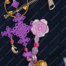 画像36: 高品質 実物撮影  刺繍版 Rumi ルミ KPOPガールズ! デーモン・ハンターズ  風 コスプレ衣装 コスチューム オーダーメイド (36)