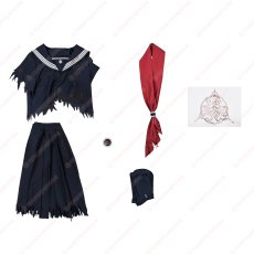 画像24: 高品質 実物撮影  深水雛子 サイレントヒルf   SILENT HILL f  風 コスプレ衣装 コスチューム オーダーメイド (24)